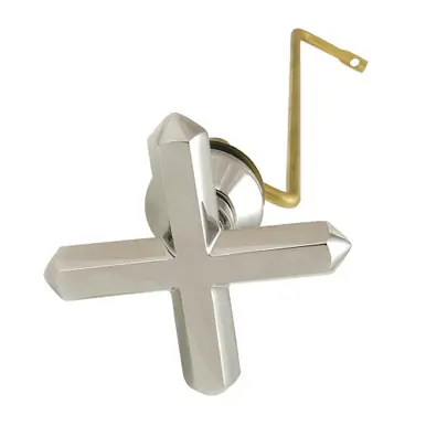 Reduced Price Kingston Brass French Country Side Mount Toilet Tank Lever, Polished Nickel - KTCHXS6
