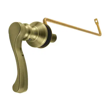 Big Sale Kingston Brass French Side Mount Toilet Tank Lever, Antique Brass - KTFLS3